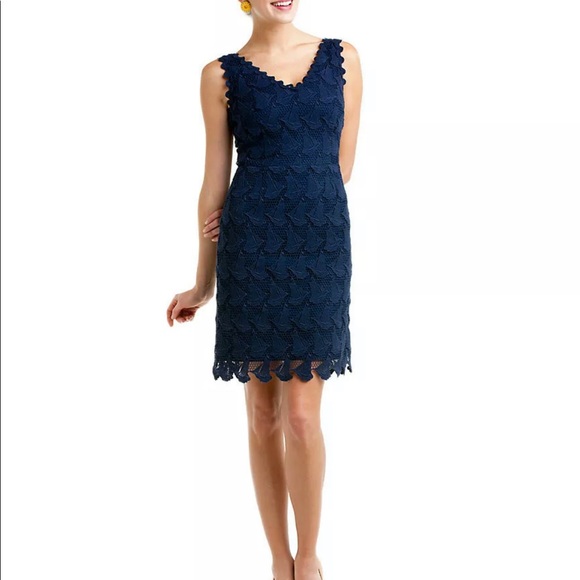 Lilly Pulitzer Dresses & Skirts - Lilly Pulitzer | Sailboat Navy Lace Dress